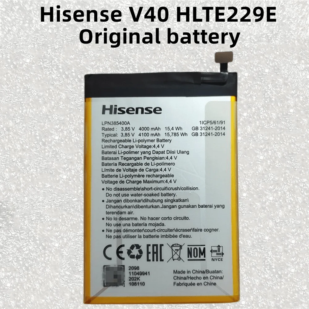 ForHisenseV40HLTE229EOriginalBatteryLPN385400A4000mAhBattery.png