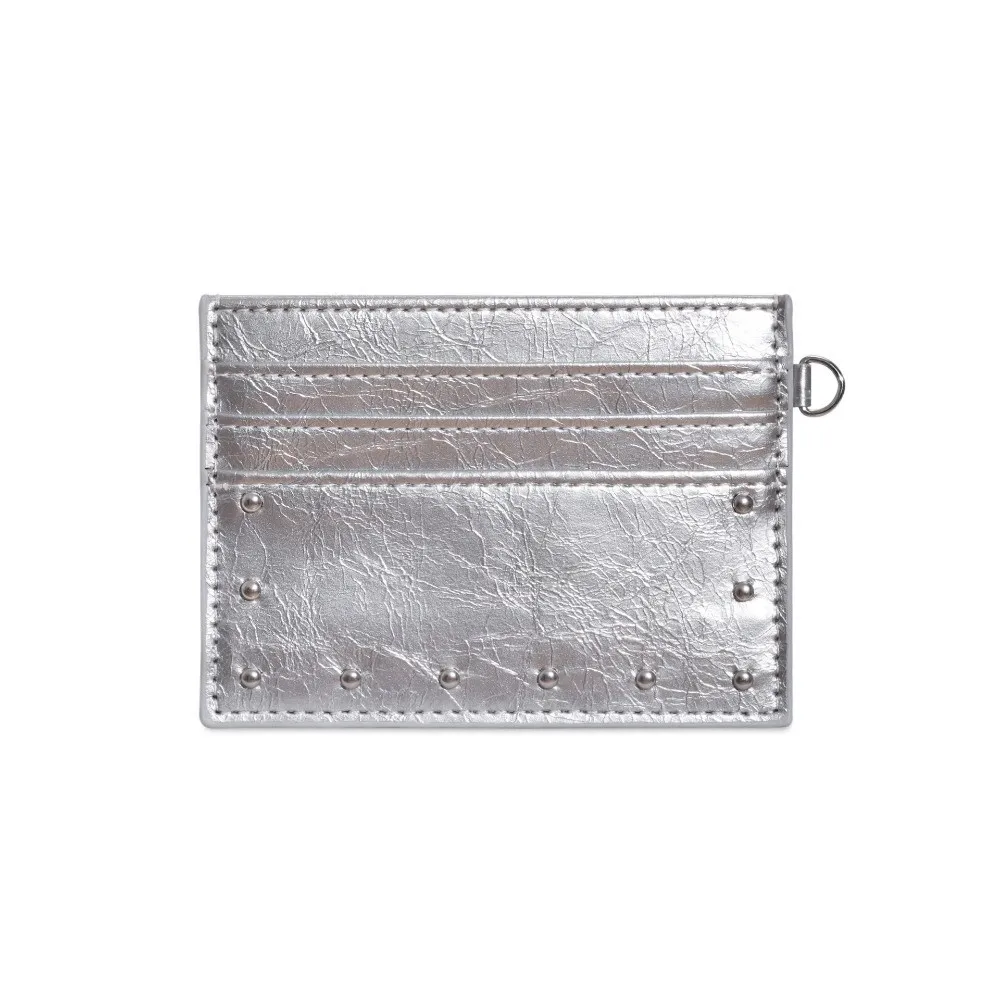 Compact Ultra Thin Cracked Leather Card Wallet Mini Size Multiple thumbnail 3