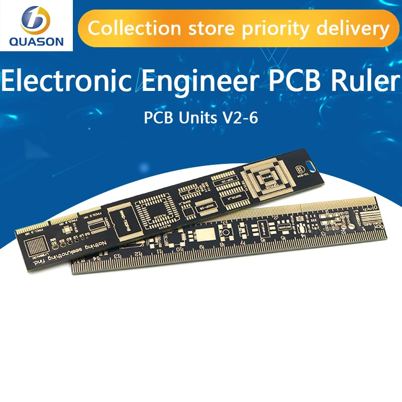 PCB Ruler For Electronic Engineers For Geeks Makers For Arduino Fans PCB Reference Ruler PCB