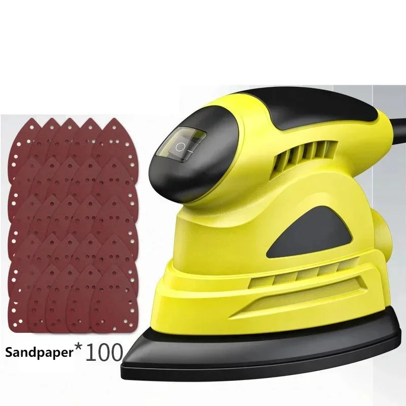 220V Sandpaper Machine Sander Paint Sander Refurbishment Small Polishing Machine Woodworking Electric Wood Furniture Flat