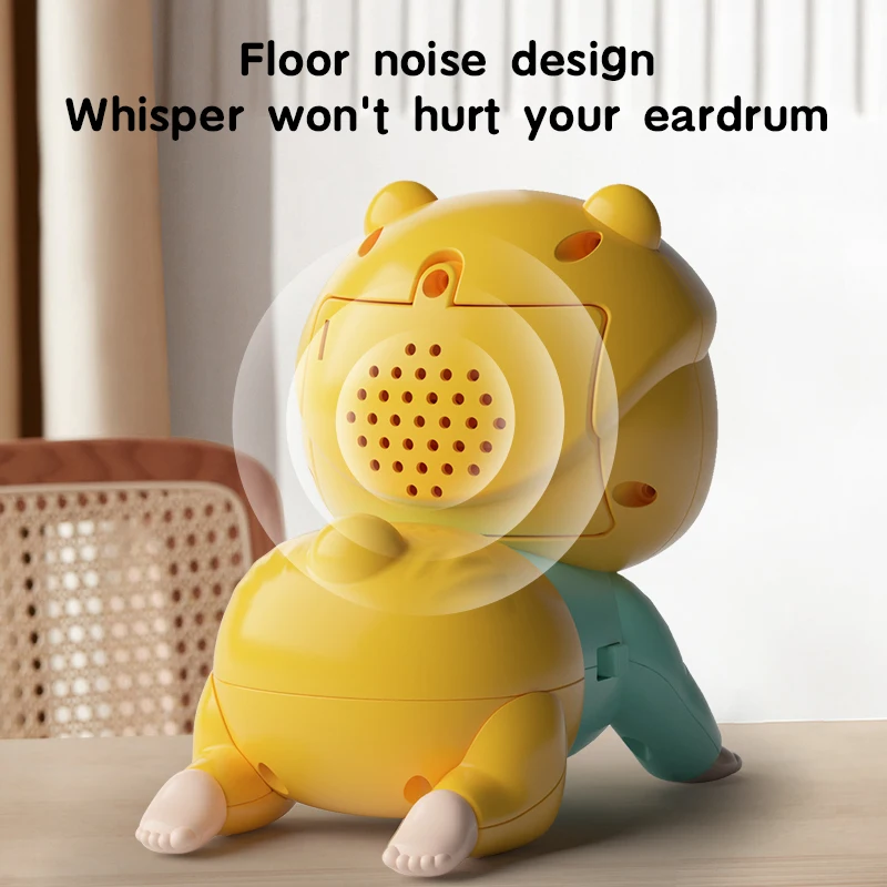 음악이있는  크롤링 장난감 는 교육 장난감을 등반하는 법을 배웁니다.  움직이는 장난감 대화 형 개발 Tummy Time Gifts