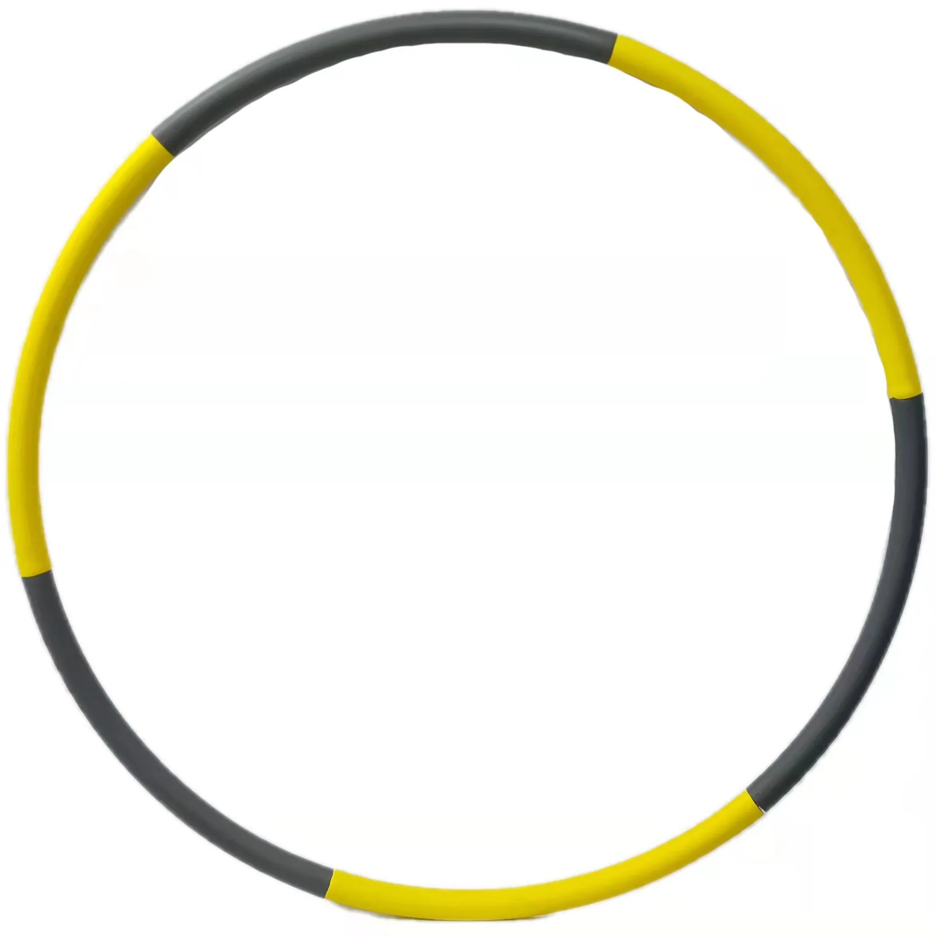Removable Fitness Hoop Massage Foam Adult Weight Loss Training Equipment Sturdy and Soft Bodybuilding Exercise Hula Circle 1 PC