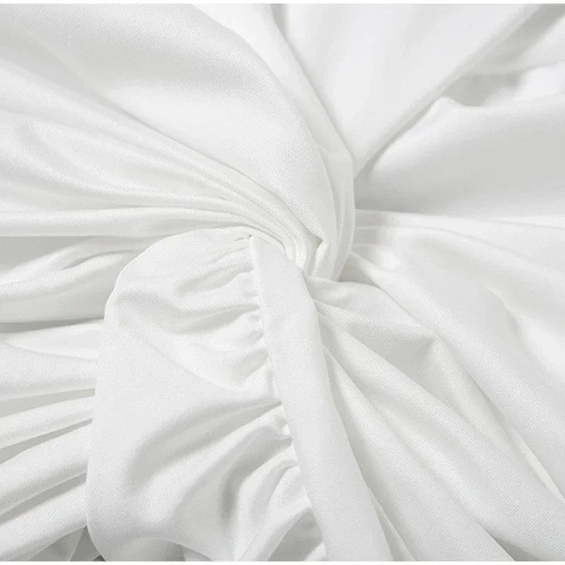 V-ausschnitt Schlank Gefaltetes Kurzes Kleid Frau Taille Cinched Einfarbig Lange Ärmel Kleider Sexy Chic frauen Neue Vielseitige Mini kleid – Detail 16