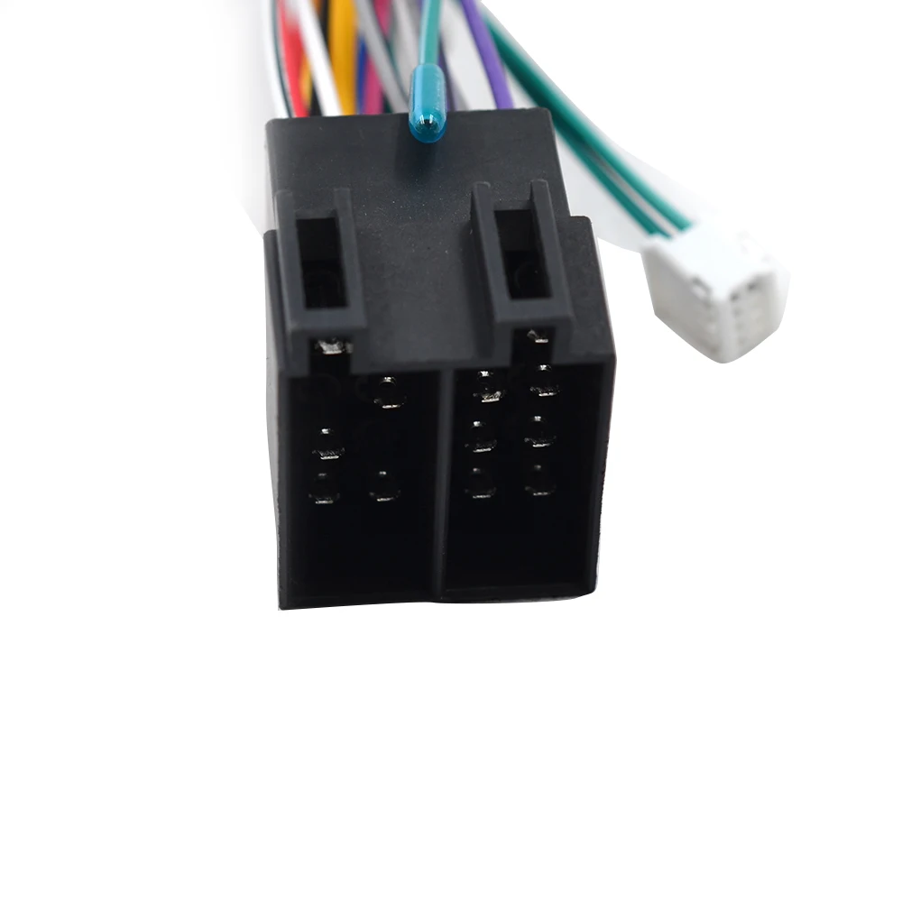 Car Android Radio Power Cable 16pin Wiring Harness Adapter Canbus Box Decoder For Peugeot 206 207 307