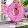 Inflatable Cactus Swimming Ring for kids,Pool Float Tube Decorations Swim Tubes Outdoor Pool Beach Water Floats Party for Adult 4
