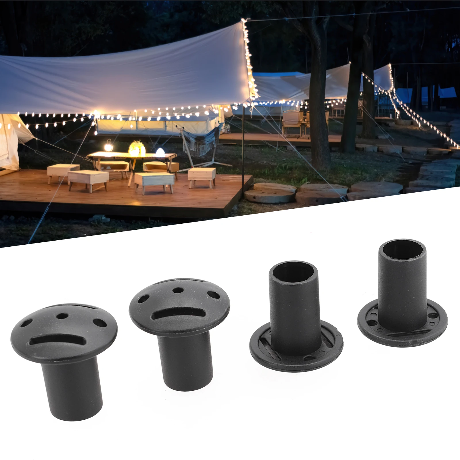 

4 шт., колпачки для палатки, для защиты от проколов