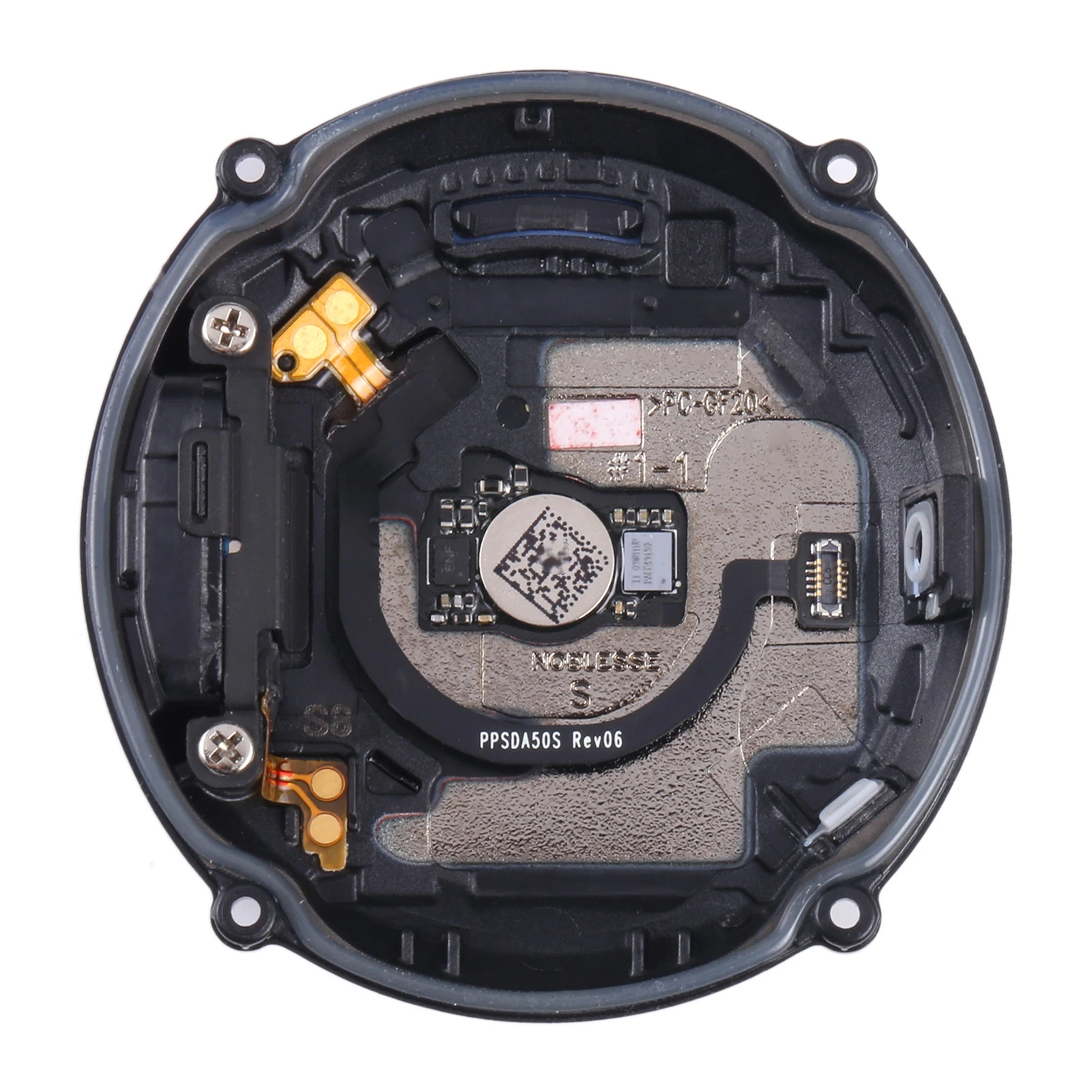 Back Cover With Heart Rate Sensor+Wireless Charging Module For Samsung Galaxy Watch 3 45mm SM-R840 / Galaxy Watch 3 41mm SM-R850