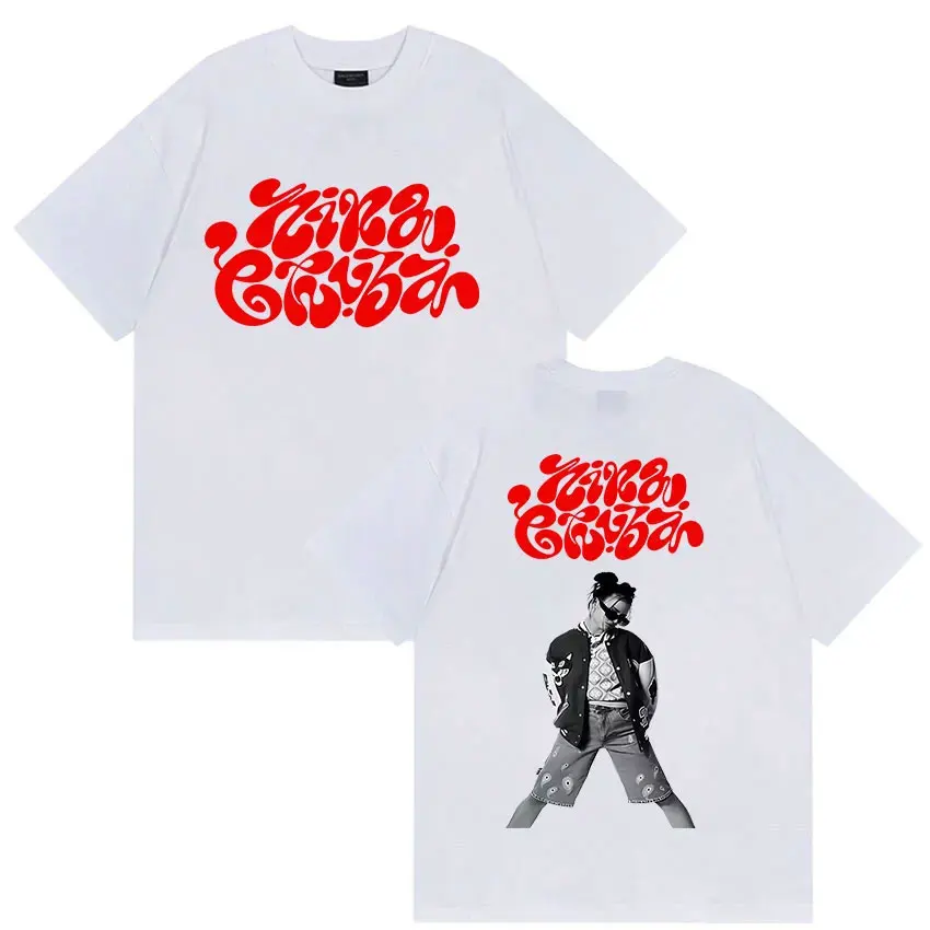 Nina Chuba 2025 T-Shirt - Musik Fan Shirt | Kurzärmelig Leicht | Polyester Alltagsshirt Mit Druck