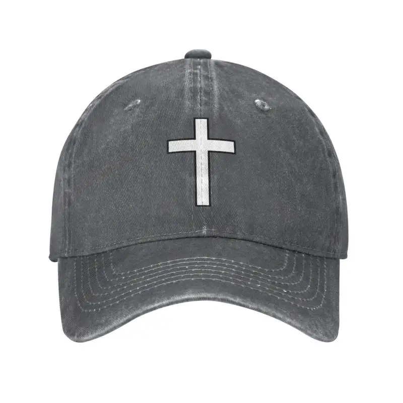

Classic Cotton Christian Religious Jesus Baseball Cap Men Women Adjustable Catholic Cross Dad Hat Performance
