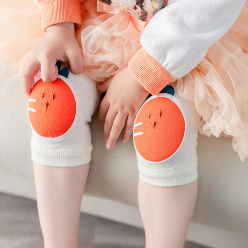 

1 Pair Baby Knee Pads for Crawling Infant Kneepads Adjustable Elastic Leg Warmer
