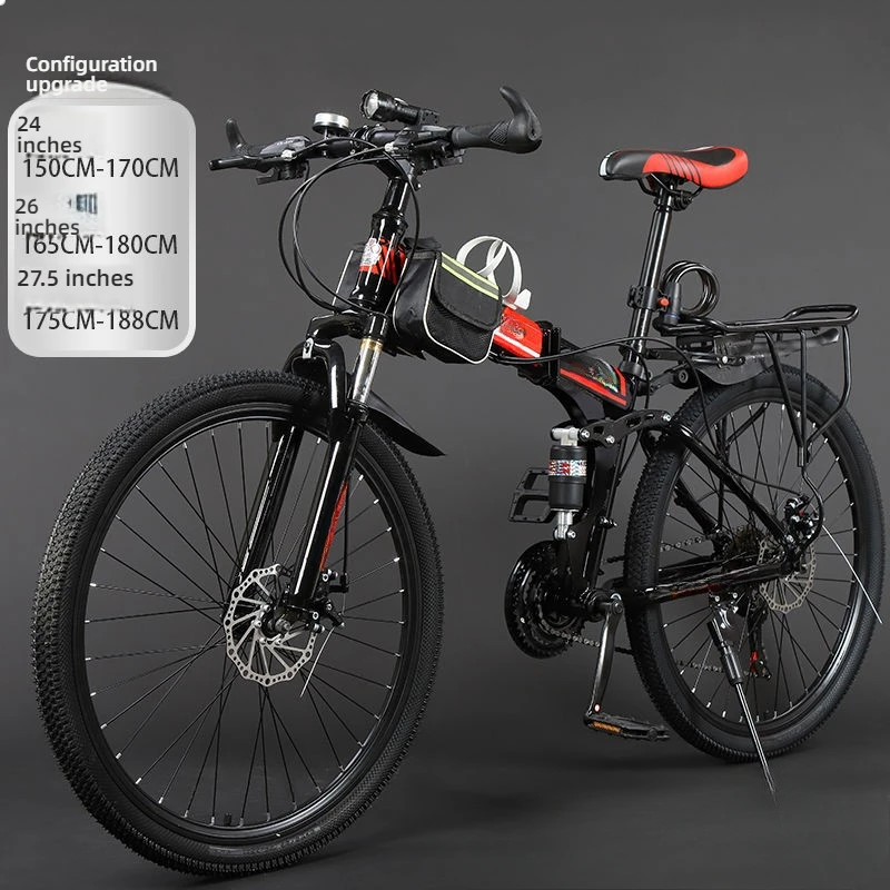 Bicicletas todoterreno de doble uso para desplazamientos y entretenimiento en montaña para hombres y mujeres, bicicletas de montaña para adultos