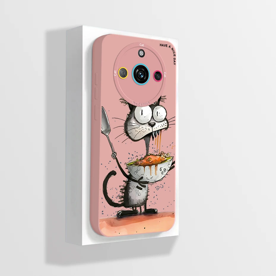 Stylish Shockproof Phone Case - Painted Design