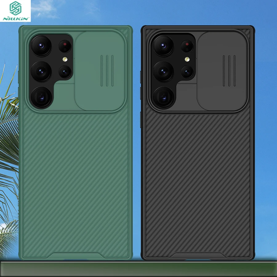 

Чехол NILLKIN для Samsung Galaxy S23 Ultra, противоскользящий чехол для защиты камеры, чехол для Samsung Galaxy S23 S23 +
