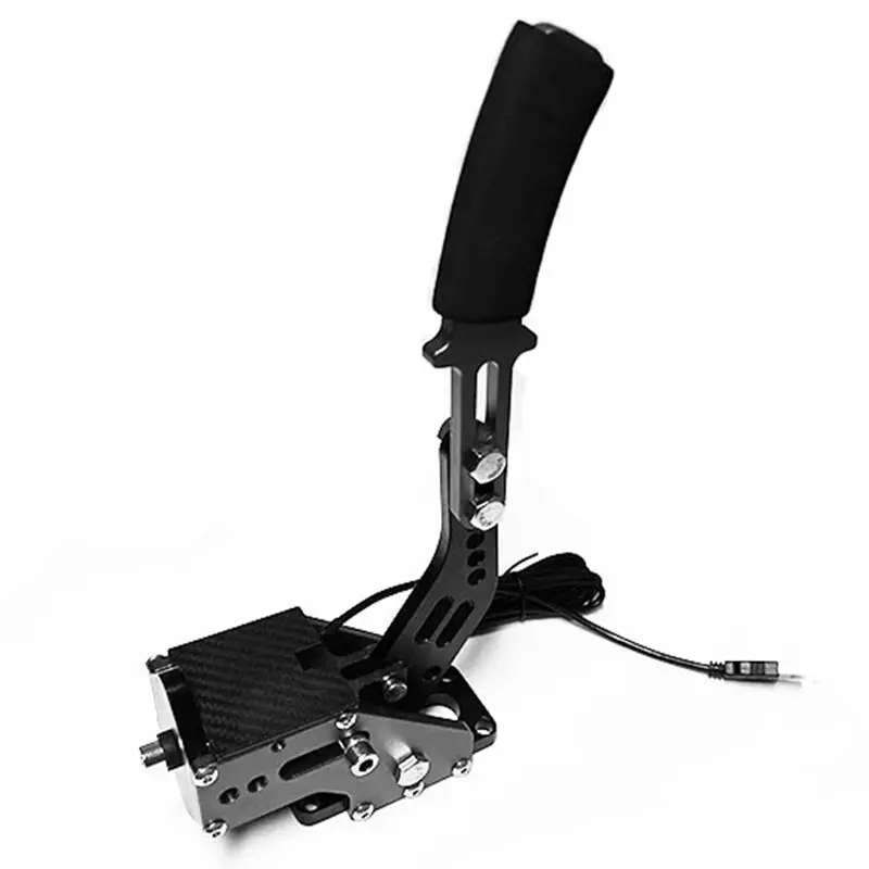 A21E-게임 브레이크 드리프트 핸드브레이크 키트 USB PC용 스팀 호환 대부분의 레이싱 게임 랠리 SIM 레이싱 게임 핸드브레이크