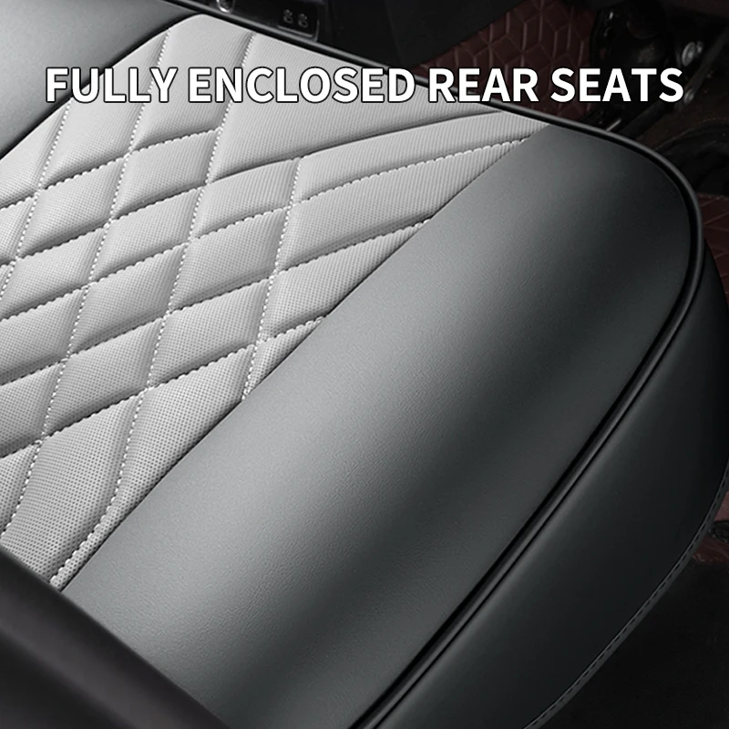 PU Leather Car Seat Cover Anti Slip Universal Auto Seat Protector