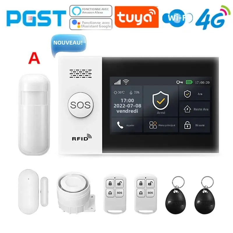 Système D'Alarme Tuya Wireless Home Wifi Gsm Sécurité À Domicile Avec