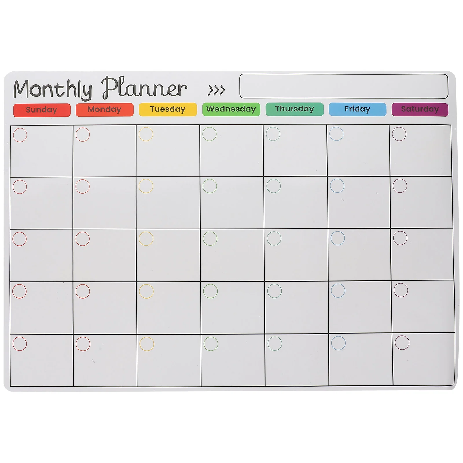 

A3 Size Magnetic Weekly Monthly Planner Magnetic Whiteboard Fridge Magnet Flexible Daily Message Drawing Refrigerator Bulletin