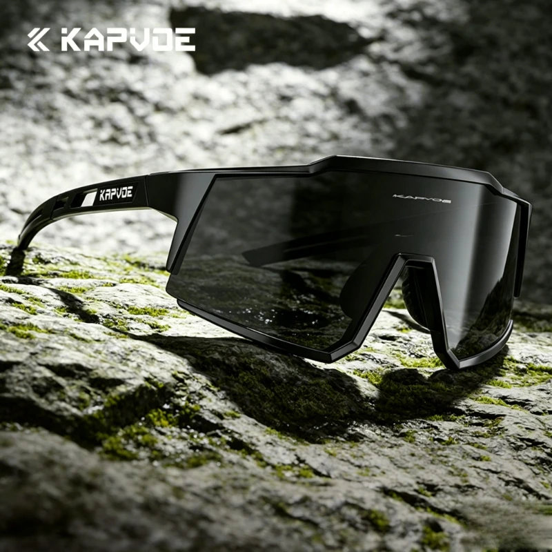 KAPVOE Nuovi occhiali da sole da alpinismo, ciclismo, sport all'aria aperta, escursionismo, occhiali da vista per uomo e donna, MTB, bici, UV400, antivento_voghion.com