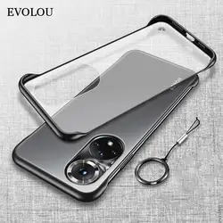 Frameless Matte Hard PC Translucent Back Cover Phone Case for Nova 7 Pro (Black)