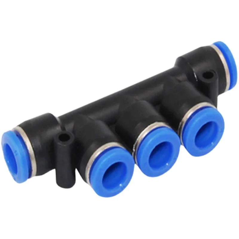50/100/500/1000 PCS Pneumatic Plastic Five-Way Quick Connector-Air Compressor Accessories for Air Pipe-(4/6/8/10/12mm)
