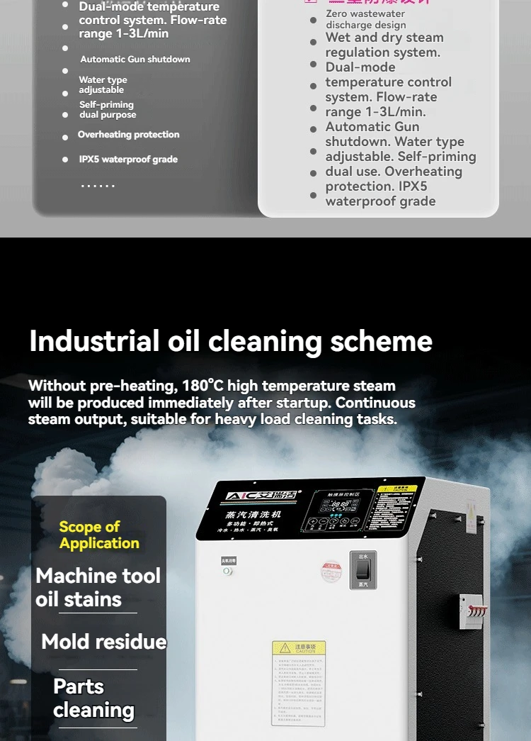 Industrial Grade High Temperature and High Pressure Steam High-power Disinfectio