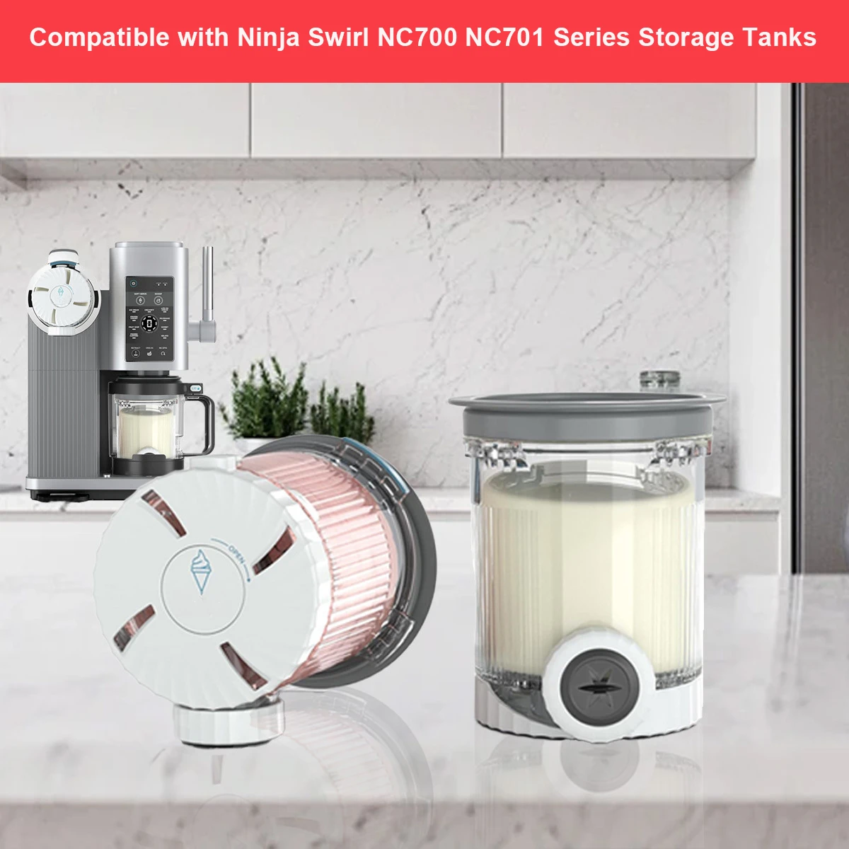 2 Pack Pints And Lids For Ninja Swirl Ice Cream Makers Ice Cream Sleeve