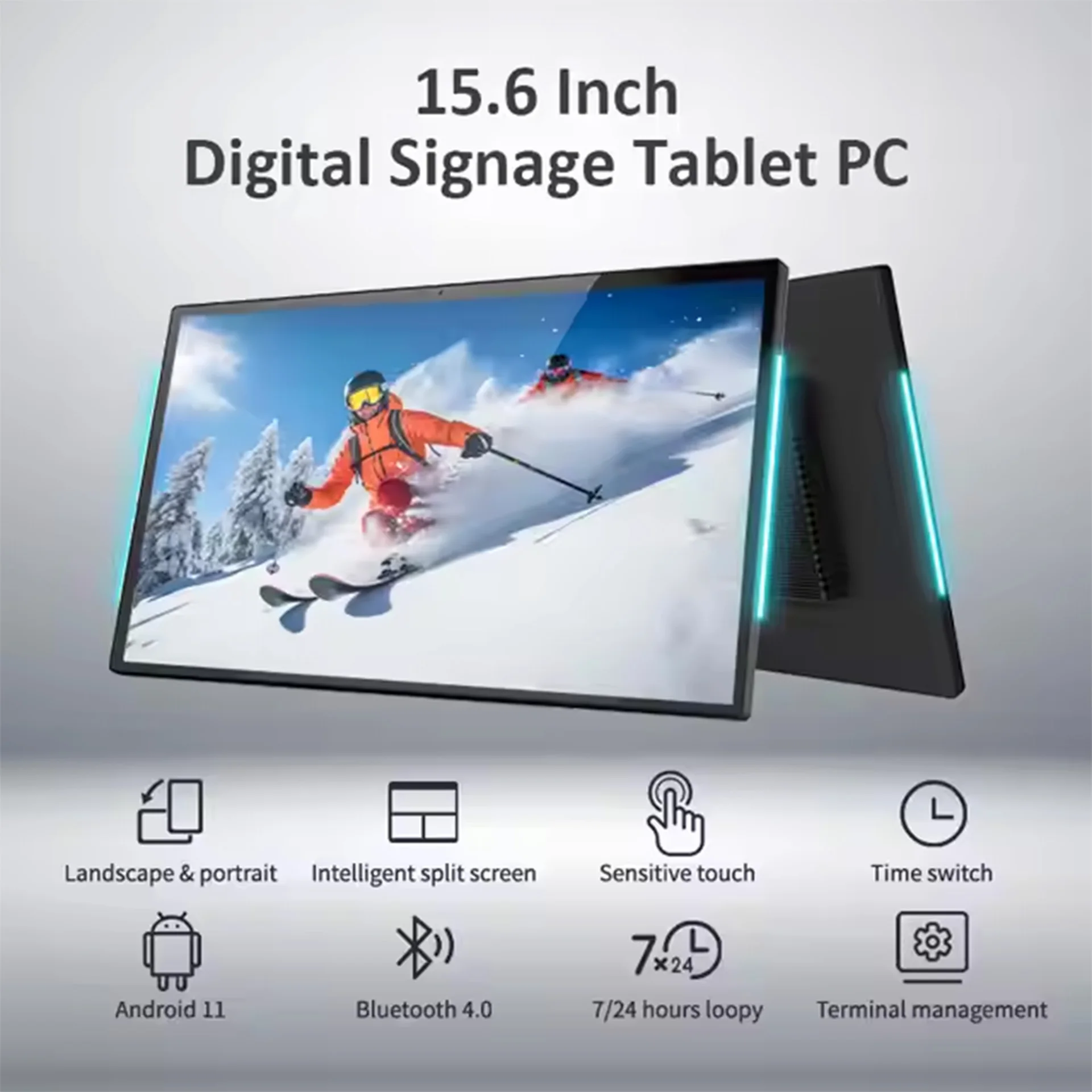 Acogedor 15.6インチデジタルカレンダー壁タッチスクリーンとチョアチャート、スマートファミリープランナー付き32GB電子カ Cozyla  デジタルカレンダー+ 2:32インチ ウォールプランナー タッチスクリーン 雑用チャート ダッシュボードのカスタマイズ スマート電子 ...