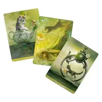 23 Sheets Tarot Deck Cards Five Languages Beginner Set Divination Mysterious Fantasy Cats Oracle Card Full Color Card Game Board 2
