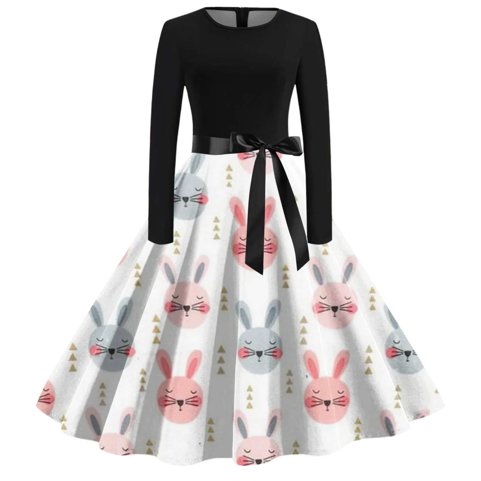 

Женские летние платья с карманами, женское платье с принтом тыквы на Хэллоуин, женское деловое Повседневное платье на молнии с круглым вырезом