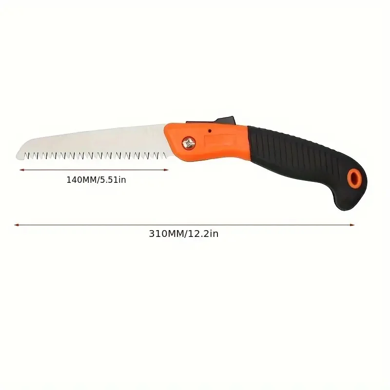 1pc Folding Pruning Saw Multi-purpose Gardening Folding Pruning Tools Outdoor Folding Saw For Logging Gardening Woodworking 6