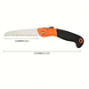 1pc Folding Pruning Saw Multi-purpose Gardening Folding Pruning Tools Outdoor Folding Saw For Logging Gardening Woodworking 6