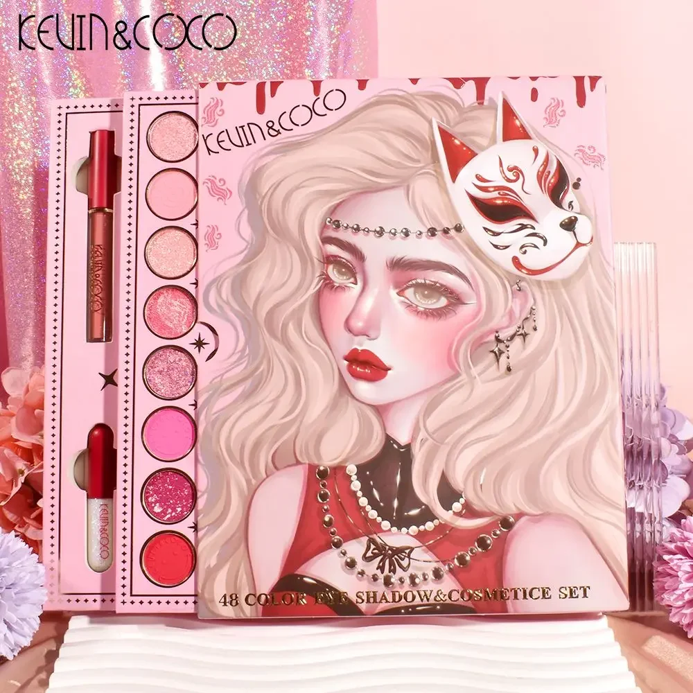 Professional Cosmetics Makeup Highlighter Blush Eyeshadow Palette Eye Shadow Set Makeup Gift