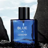 Eau De Parfum vaporisateur Spray 50ML bleu homme Prefume Note fruitée homme Unique mystère calme et goût réussi 1