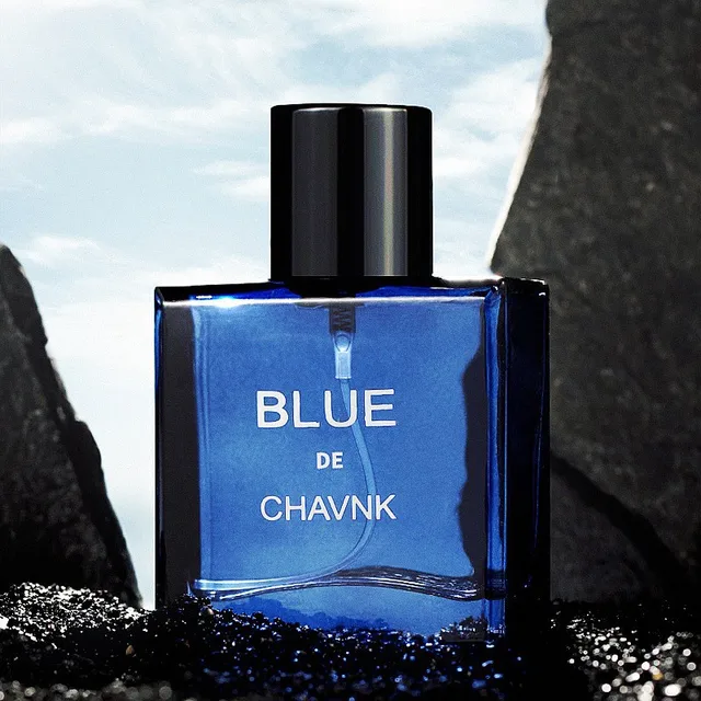 Eau De Parfum vaporisateur Spray 50ML bleu homme Prefume Note fruitée homme Unique mystère calme et goût réussi 1