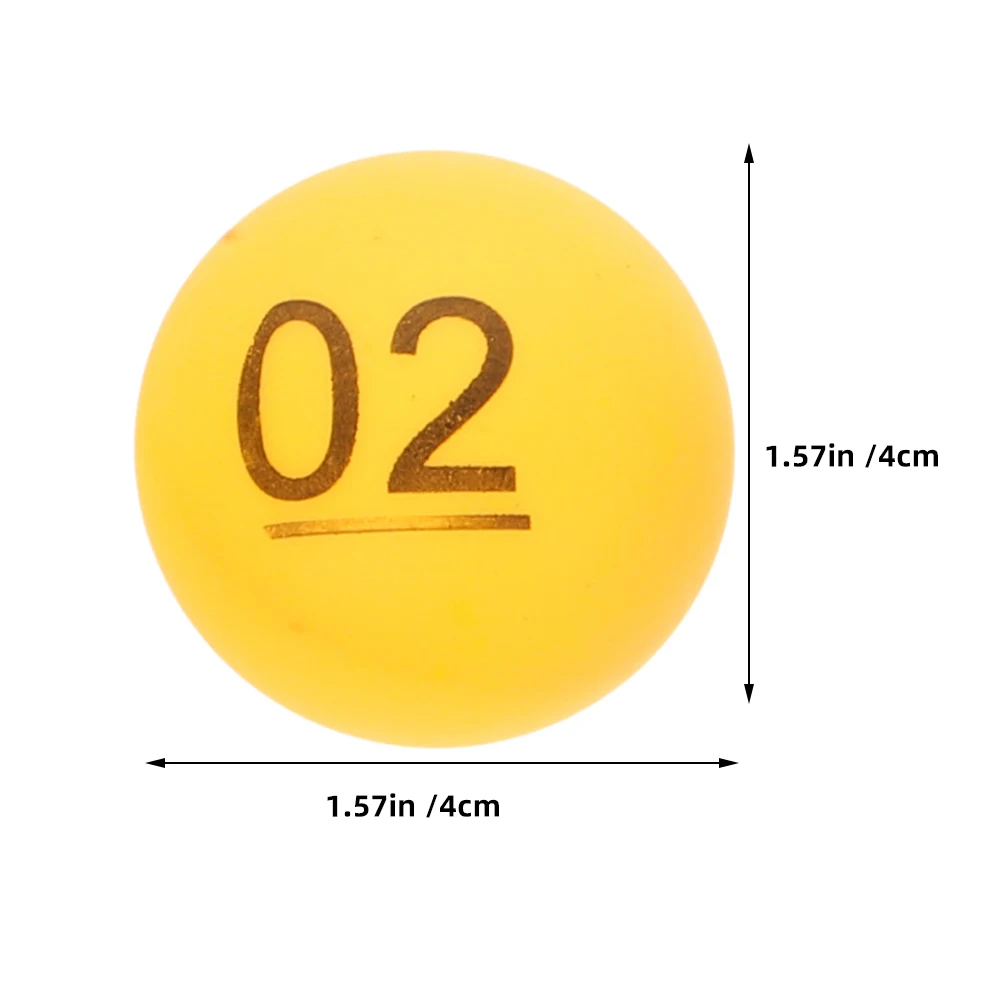 30pcs Party Game Balls Plastic Numbered Balls Small Lottery Game Props Party 1-30,1-50 Lottery Ball