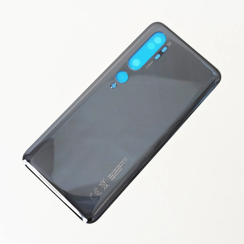 Original Back Glass Cover For Xiaomi Mi Note 10 Pro, Note10 ,Back Door Replacement Battery Case, Rear Housing Cover