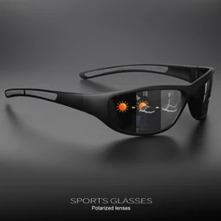 Men's Polarized UV Protection Wrap - Around Sports Sunglasses (C2  photochromic)