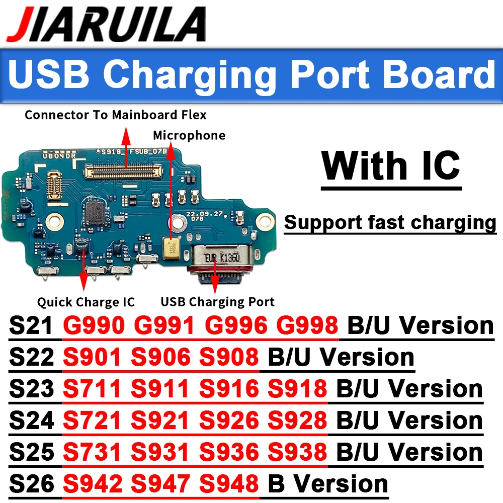 Enhanced Charger Dock USB Charging Port Flex Cable Connector