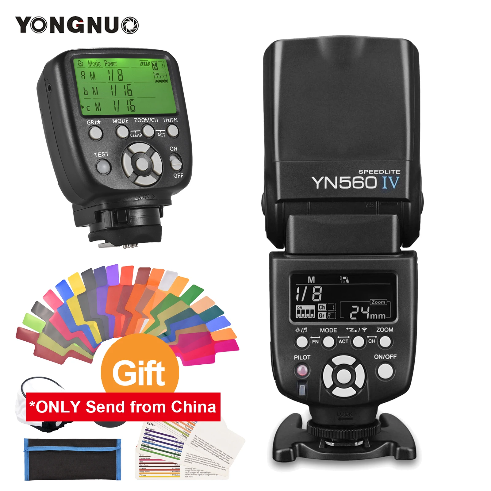 Yongnuo Yn560 Iv Universal 2.4g Wireless Speedlite Flash Oncamera