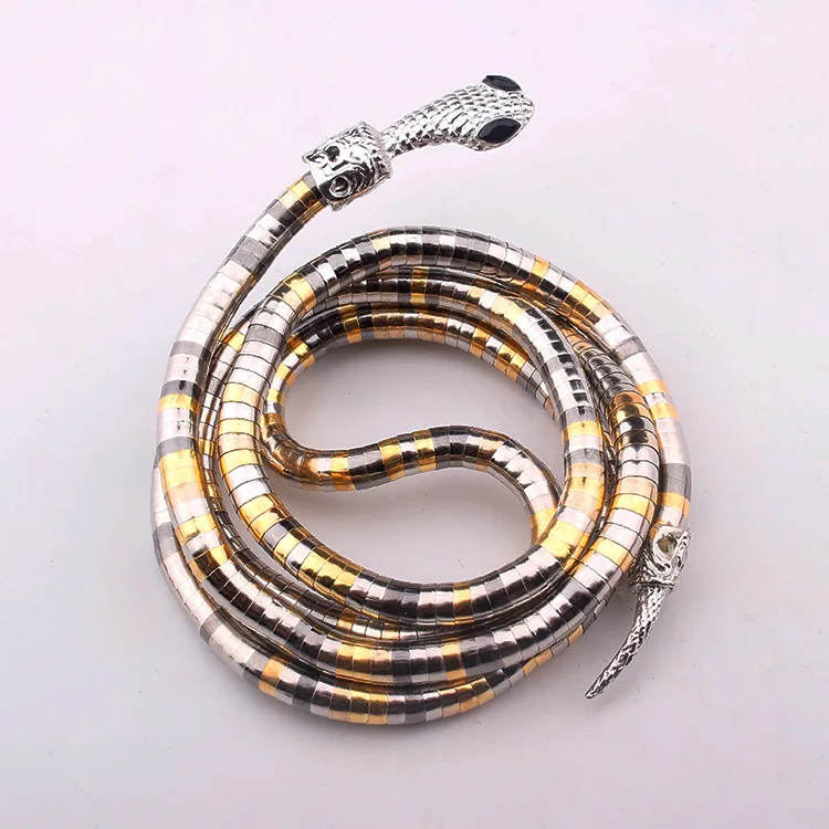 Serpentine Halskette Für Damen Modeschmuck Metallkette_voghion.com