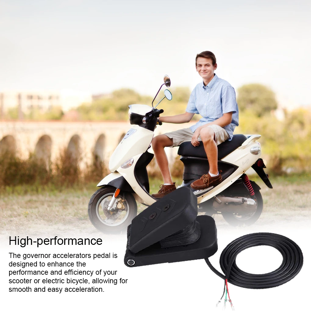 Electric Tricycle Pedal Throttle Gas Speed Control Accelerators Brake Foot Universal Plastic Boat Parts Accessory