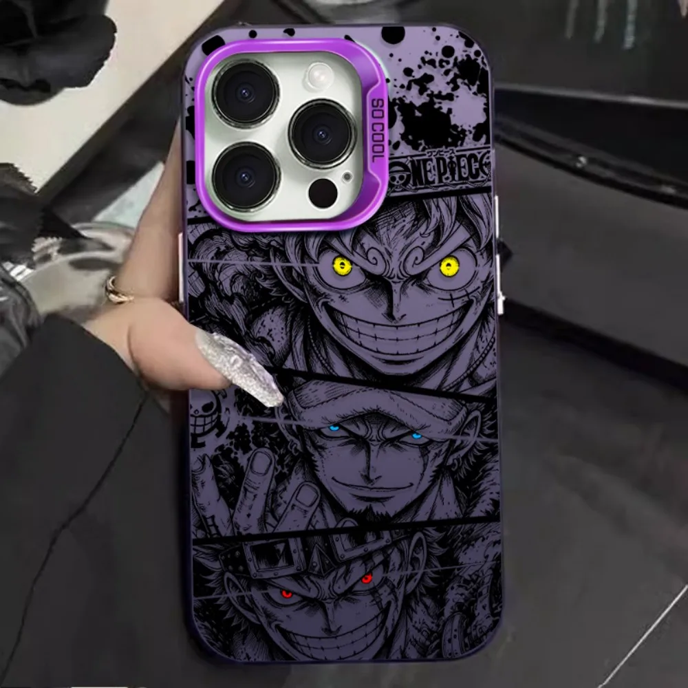 Premium Matte One Piece Character Phone Case with Anti-Fall Protection
