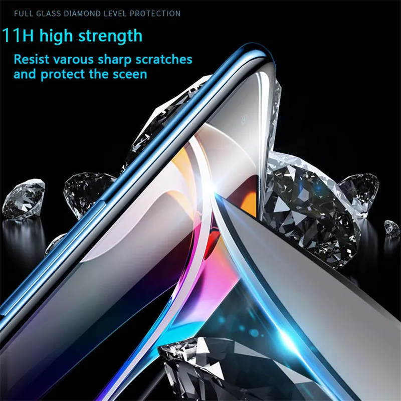 Redmi Note 13 Pro Plus용 3D 곡면 전체 접착제 자외선 강화 유리Redmy Note 13 Pro+ 보호막 유리용 화면 보호기