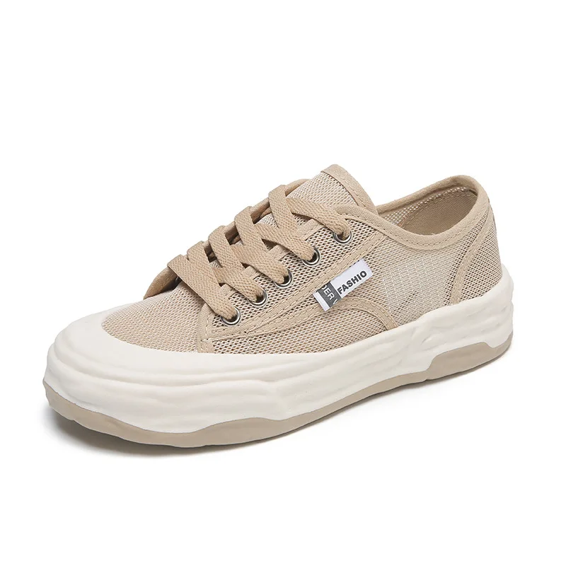 New Sneakers Women Shoes Air Mesh Breathable Casual Shoes Woman Fashion Sneakers Platform Loafers Ladies Student Skateboard