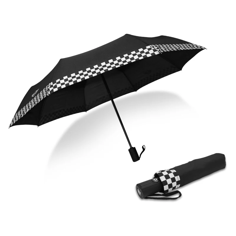 Car Automatic Umbrella car logo umbrella 1pcs for BMW Mini Cooper R59 60 Clubman Paceman Countryman S JCW F54 R57 R58 F56 F57 Car Accessories