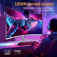 Gawfolk 27 Zoll Curved Gaming Monitor 100Hz, PC Bildschirm Full HD 1080P, Rahmenloses 1800R Computerbildschirm Mit FreeSync Und - Image 6