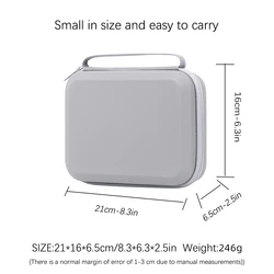 Waterproof Shockproof Hard Shell Carrying Case for Travel - Protective Storage Bag for Camera Accessories