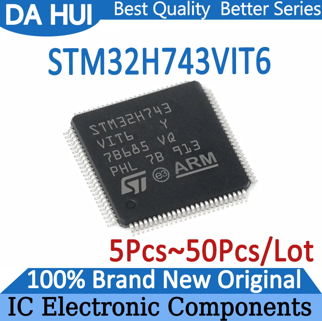 

STM32H743VIT6 STM32H743VI STM32H743 STM32H STM32 STM MCU IC Chip LQFP100 In Stock 100% New Original