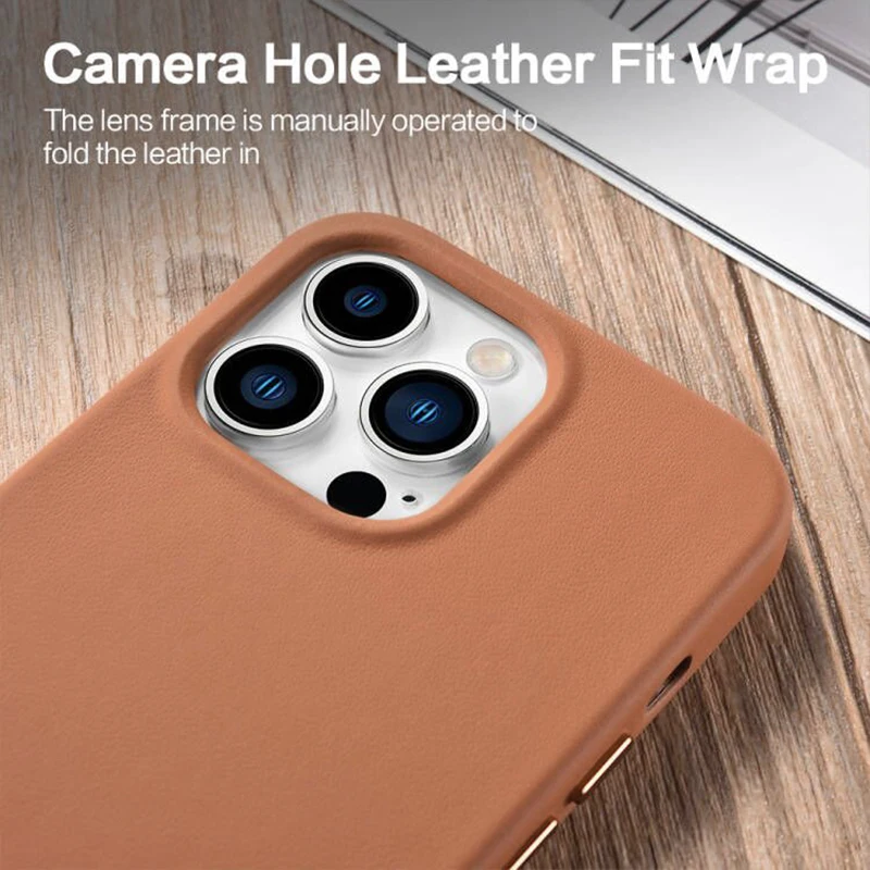 Italian Nappa Cowhide Case For iPhone 13 Pro Max Luxury Leather Magnetic Phone Back Cover For Apple iPhone 13 Pro Handmade iphone 12 pro max wallet case