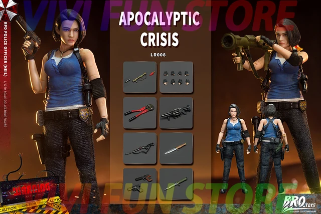 In Stock BROTOYS LR008 Jill Valentine Movable Model Toys